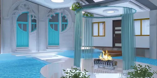 maison sous l'eau futuriste 