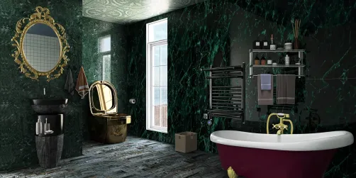 dark bathroom 