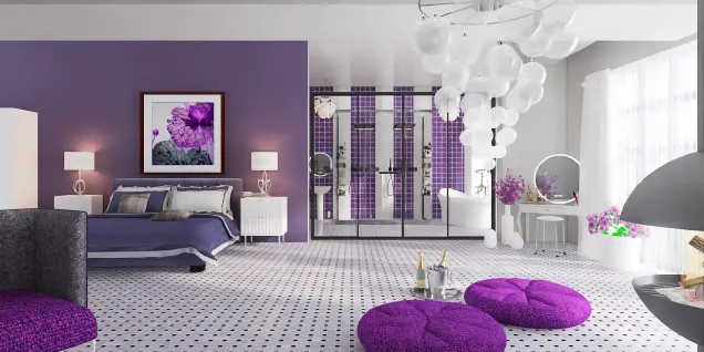 Purple Master Suite.