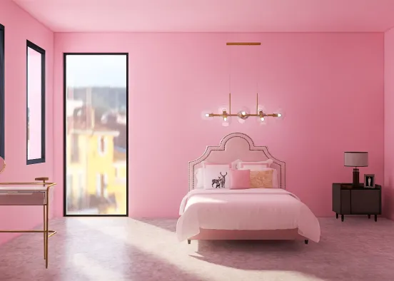 girls' dream room
 Design Rendering