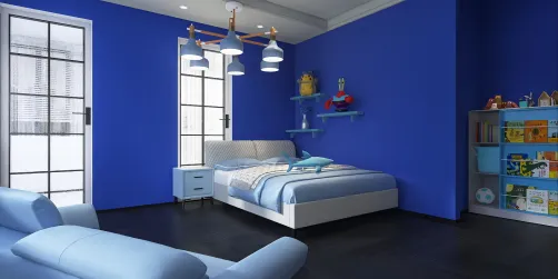 Blue Bedroom for kids