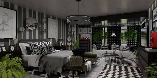 Master Bedroom 🖤🤍🩶