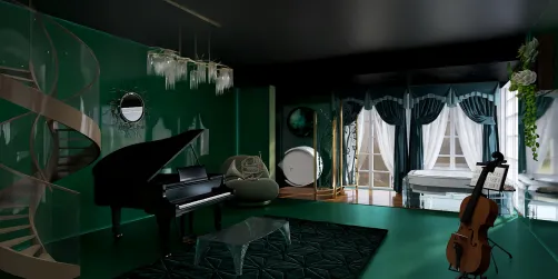 Musical indoor/outdoor lounge 