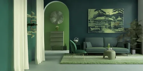 Green Living Room