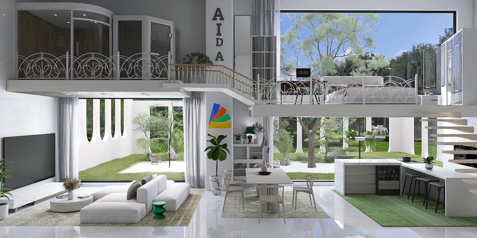 ❤️ Aida Global AI Design Loft Apartment ❤️