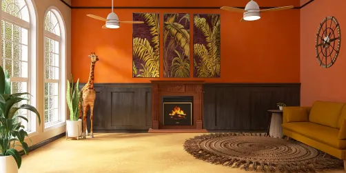 African living room 