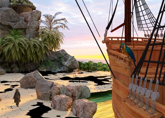 Piratas del Caribe 🎥🎥🎥 Design Rendering