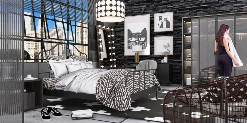 Guest Room in Black 