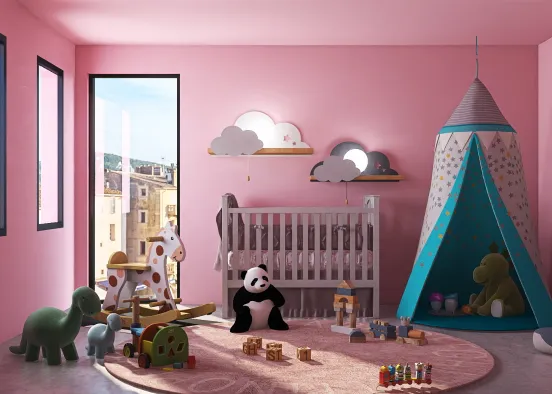 Baby room #2 Design Rendering