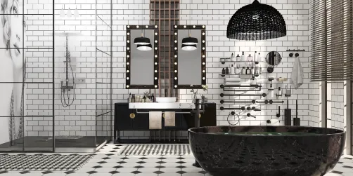 Parisian White Bathroom 🛁