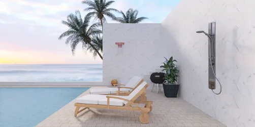 Outdoor pool place