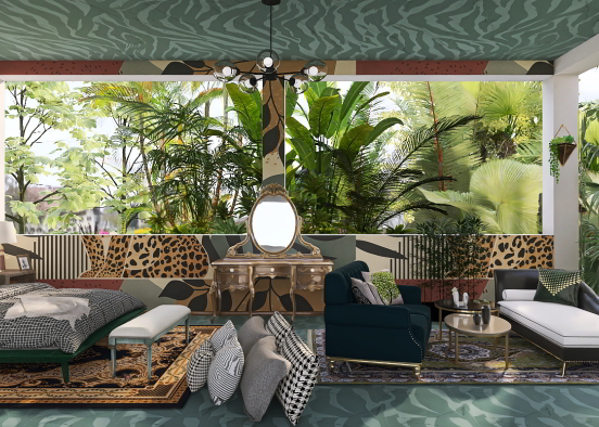Rainforest suite for two Design Rendering