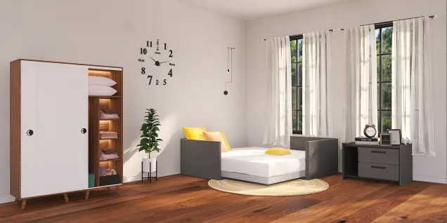 Cozy modern rooms