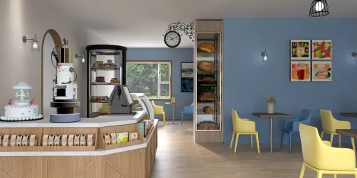 Padaria e confeitaria blue