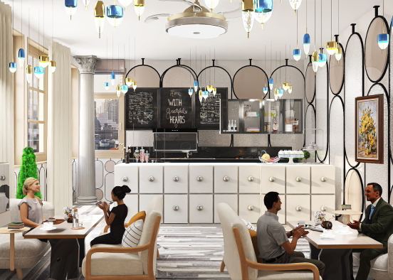 Tea Lounge 🍵😌 Design Rendering