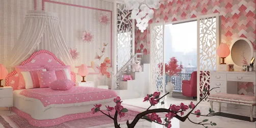 A room for a girl who adores Spring🌸
