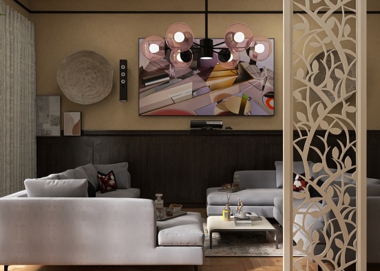 Lounge room 🍃  Design Rendering