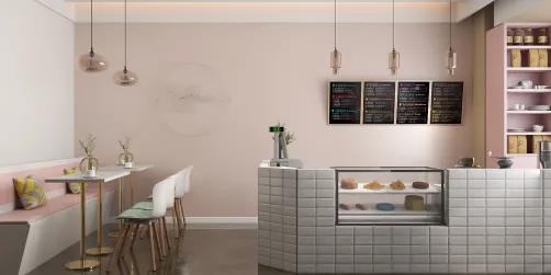 Pink cafe