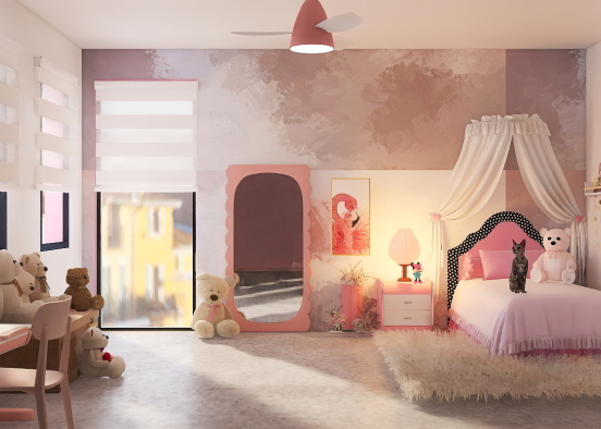 Girl' little room 🩷 Design Rendering