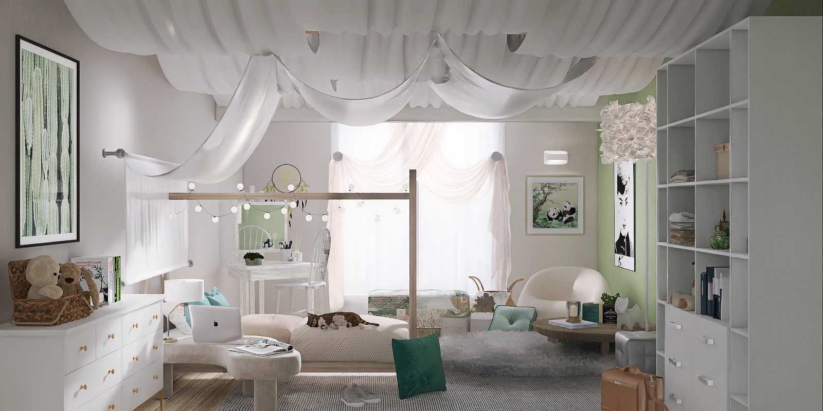 A teenage girl’s dream 🤍💚