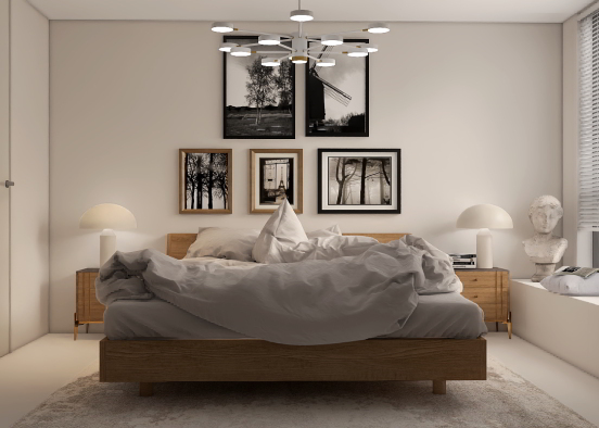 Serenity bedroom Design Rendering