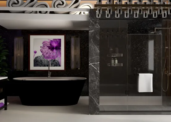 # Luxury Bathroom  Renderização de Design