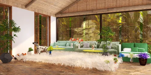 Nature living/bedroom 