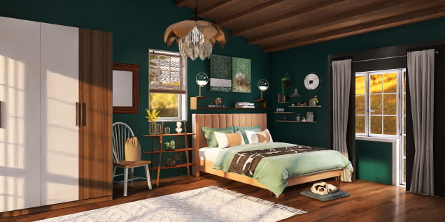 Green Bedroom 🌻