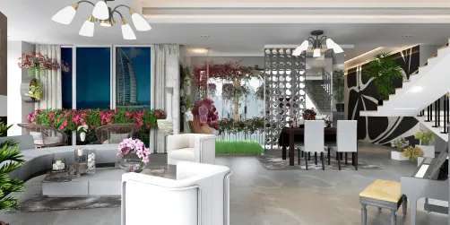 Deluxe indoor garden apartment-Dubai 