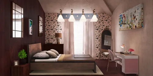 Chocolate + cookies & cream bedroom