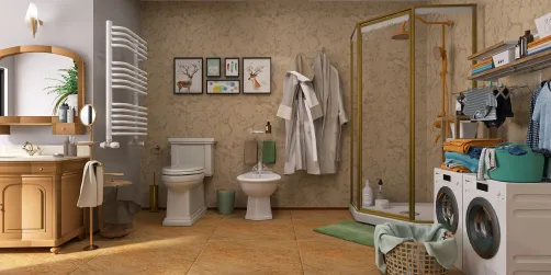 Alaska house: bathroom