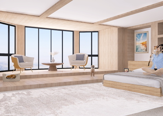 Relaxing apartment ☺️ Design Rendering