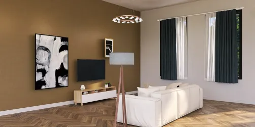 sala simples e contemporânea 