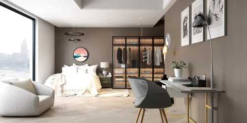 chambre adolescente moderne 