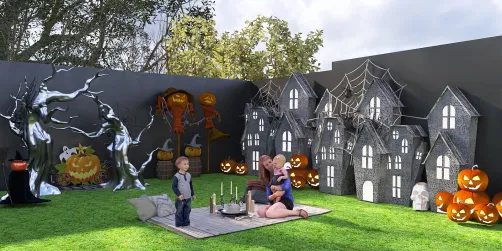 Backyard Halloween Picnic