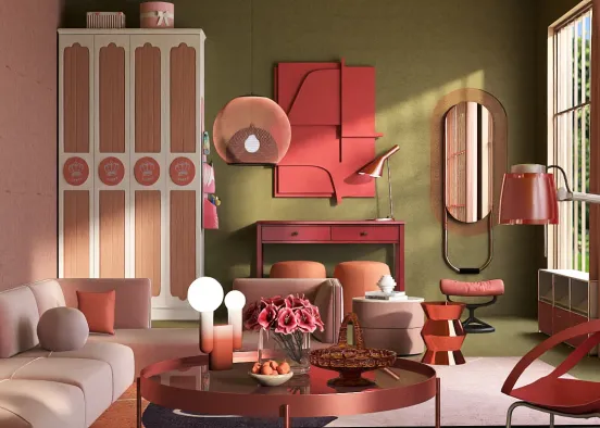 # Coral or Salmon  Renderização de Design