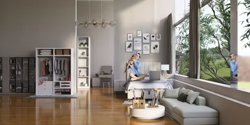 habitación de adolescente 