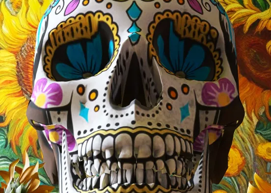# 🌻 girasoli messicani 💀 Визуализация дизайна