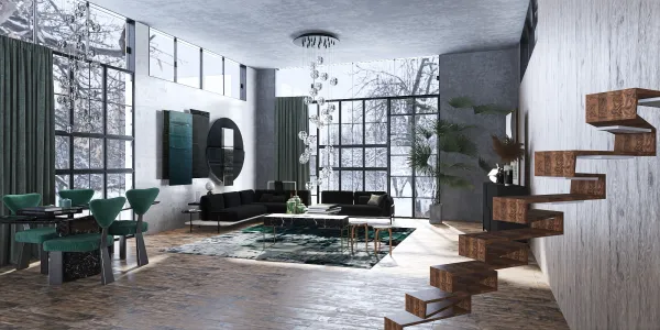 Professional interior design created with Homestyler 3D design software