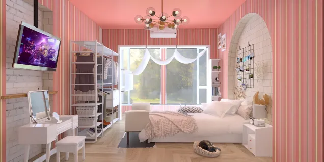 pink-loving girl's dream room 