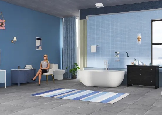 Pretty geaurgeas fantastic good bathroom Design Rendering