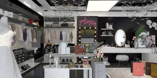 Dream walk in wardrobe