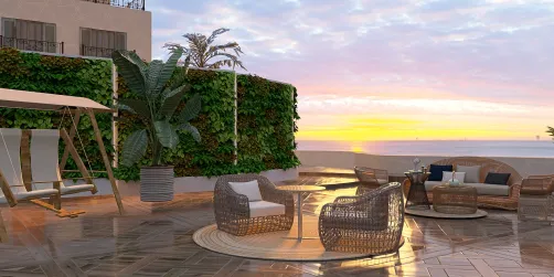 Outside deck 