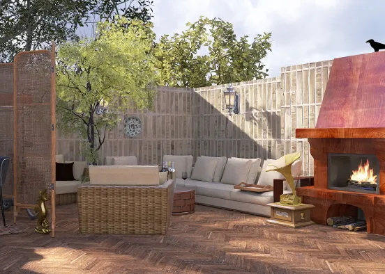 My LA backyard Design Rendering