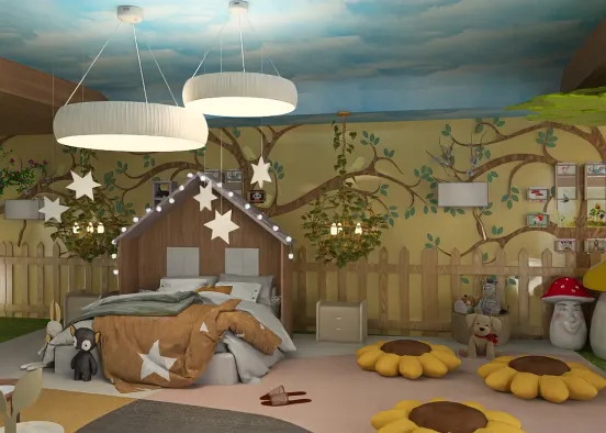 # A Front Yard Bedroom  Визуализация дизайна