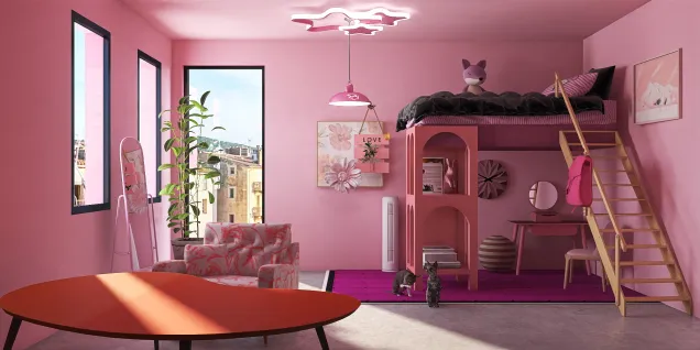 Another pink room