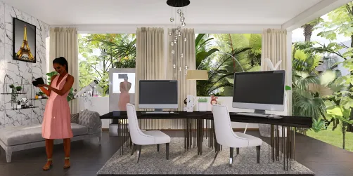 Modern, spacious mini office space

