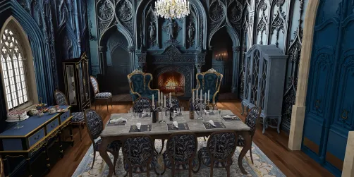 Gothic Dining Room