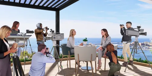 Open air streaming studio💚