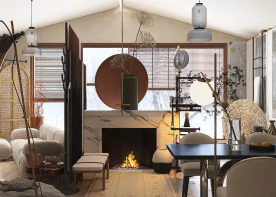 # stone in the snow Renderização de Design